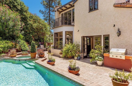 Palisades Highlands House | Custom Built Estate Home With Private Tennis Court, Pool in Guard Gated Area