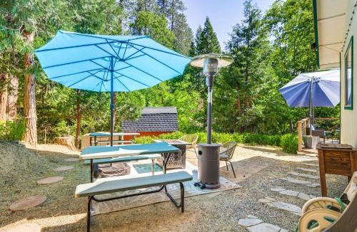 Twain Harte House | Deck & Grill: Forest Views Twain Harte Home