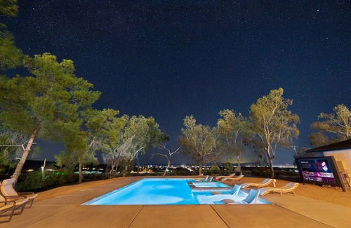 Indian Cove House | Desert Owl Estate Resort Pool Spa Game Room 2 Acres Near Joshua Tree