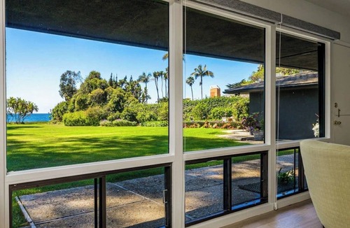 Montecito House | Directly on Beach! Secluded Oceanfront Estate with Casita, Private Pool & Spa
