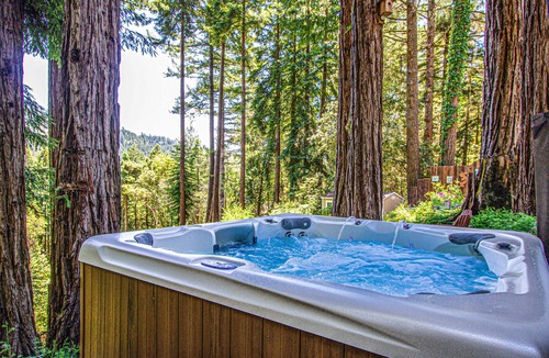 Cazadero House | Dog-friendly home with a hot tub, deck, grill & washer/dryer - golf nearby