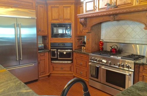 Bass Lake House | Dog-friendly, lake view home with a boat slip, three decks, & WiFi