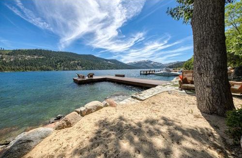 Truckee House | Dog-friendly lakefront home with fast WiFi private dock & 180-degree views