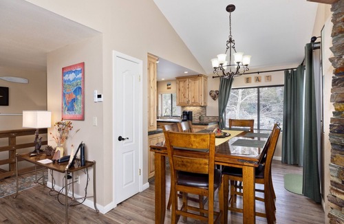 June Lake Condo | Edgewater 19, steps from the June Lake Marina.