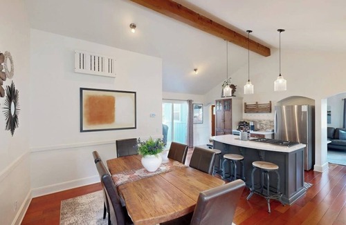 Park Hill House | Elegant ocean-view home with firepit & W/D - walk to Moonstone Beach