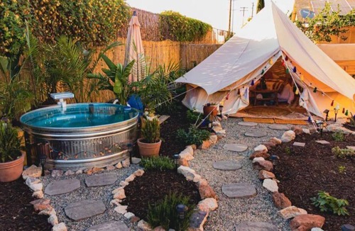 Ceres House | Enchanting Bell Tent in Herb Garden
