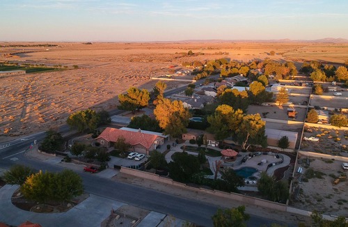 Lancaster House | Escape to Desert Serenity: Quiet Home Amongst Trees and Open Desert in Lancaster