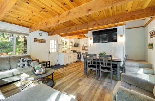 Cold Springs Cabin | Family Cabin Near Pinecrest Lake-Game Deck + Firepit!
