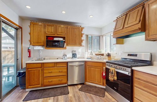 South Lake Tahoe House | Family-Friendly Cabin with Spa, Two Decks, Fenced Yard and Play Structure