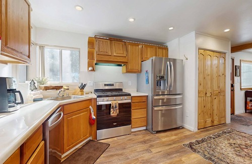 South Lake Tahoe House | Family-Friendly Cabin with Spa, Two Decks, Fenced Yard and Play Structure