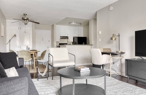 Rampart Village Apartment | Gorgeous Koreatown 1BR w/ Pool & Gym, near 6th St Bars, by Blueground