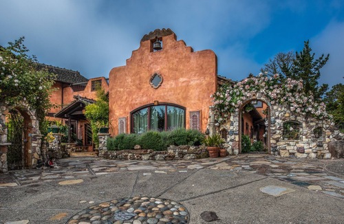 Jack's Peak House | Hacienda Spa Aguajito: Gated Estate 23 acres towering oaks and Ocean Views