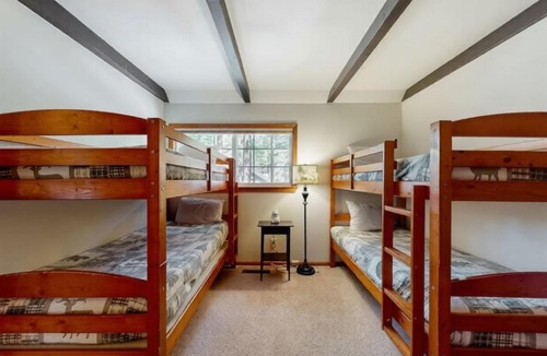Montgomery Estates Ski Chalet | Heavenly Retreat w Hot Tub - Firepit - Arcade