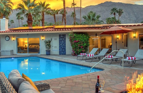 Tahquitz River Estates House | Hidden Haven - Spanish Revival Pool Retreat
