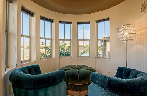 Terra Lago Villa | Lago Vista Lake front house with lake and mountain views! Near Coachella!