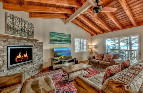 Zephyr Cove House | Lake Tahoe Tree House with Panoramic Views of Lake Tahoe