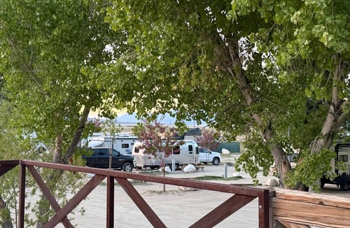 Olancha RV Rental | Lakeside Camping RV Site #11 near Alabama Hills