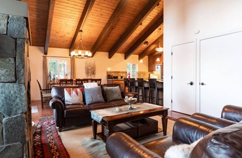 Chamberlands House | Lakeview Cabin 3Min Homewood Fireplace & Laundry