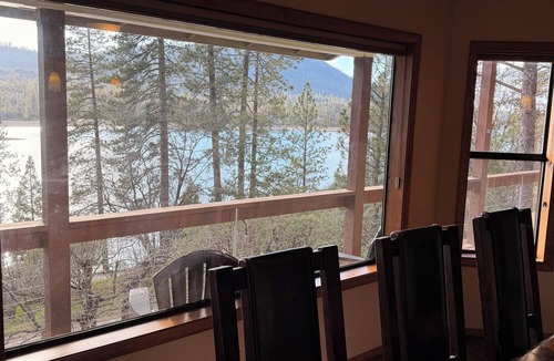 Bass Lake Cabin | Large 3-story LAKE VIEW 4 bedrooms (all masters) & 5 bath Boat Slip & Marina