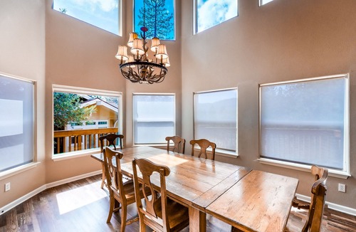 Bass Lake House | Large luxury home with nearby boat slip, WiFi, balcony, private W/D, central AC