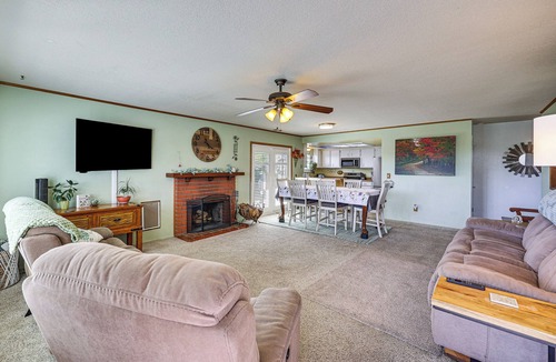 Arroyo Grande House | Large Yard & Fire Pit: Peaceful Arroyo Grande Home