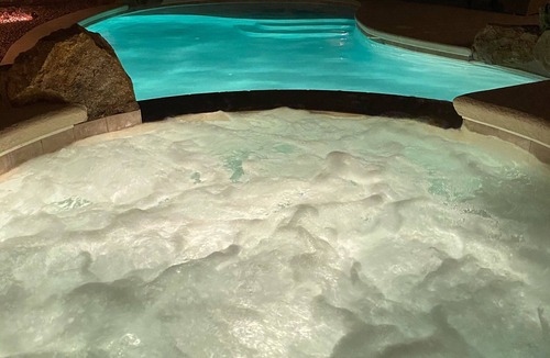Paradise House | Las Vegas Home with Pool & Heated Spa! BBQ