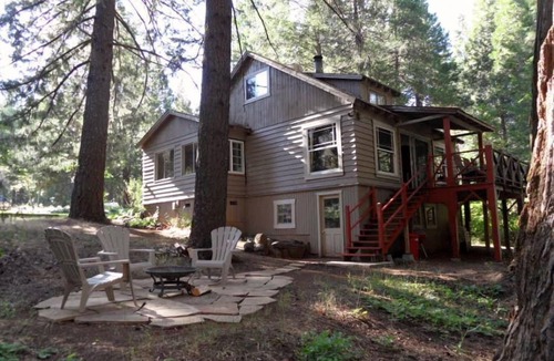 Shingletown House | Lassen Creek-Side 3 Bedroom Home with Giant Sequoias Pines & Cedars
