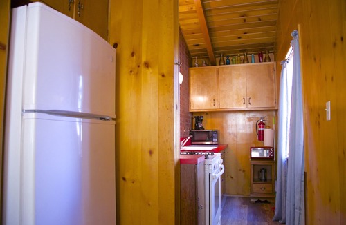 Big Bear City House | Little Red Box - Charming Mountain Getaway with seasonal Hot Tub, Big Bear Lake