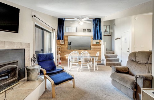 Bear Valley Condo | Loft Condo w/ Bonus Area - Creekside #7 by Bear Valley Vacation Rentals