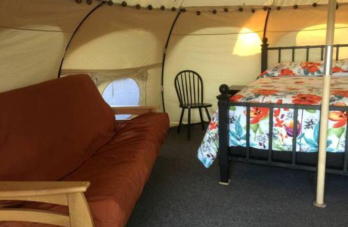Los Gatos House | Lotus Yurt in Vineyard Overlooking Monterey Bay near Los Gatos, California