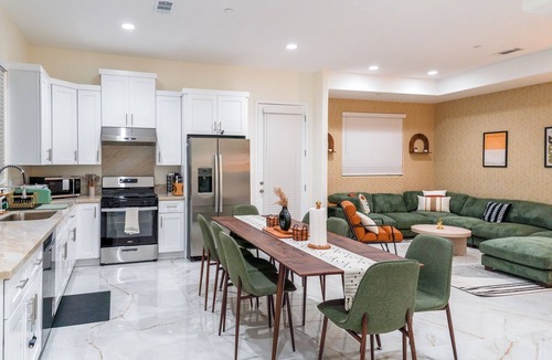 Riverview West House | Luxe Disneyland Multi-Family Villa King Beds Game Rooms EV Sleeps 28