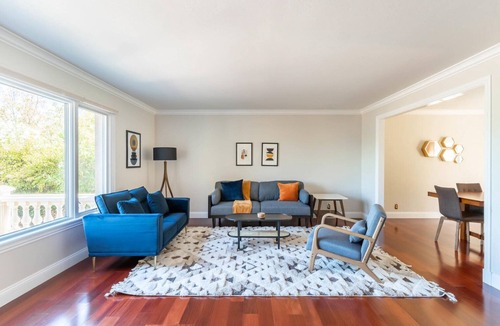 Cambrian House | Luxe Los Gatos 5BR w/Backyard, close to Trails & Wineries, by Blueground