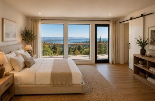 Fairview Villa | Luxury Farm Stay Retreat with Bay Views & Farm Animals