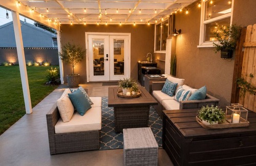 Los Altos House | Luxury huge private entrance and backyard suit in Long Beach