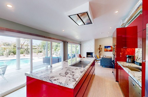 Palm Springs House | Mid-century modern retreat with pool/spa & firepit - golf & mtn views