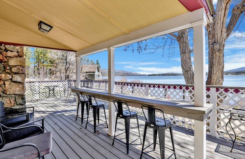 Big Bear Lake Cabin | Modern 2BR Lakefront Cabin: Mins to Village w/Dock Access & WIFI
