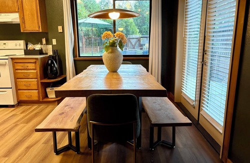 Yosemite Forks Cabin | Modern Mountain Getaway 12 Miles to Yosemite, Private Yard, Fire Table