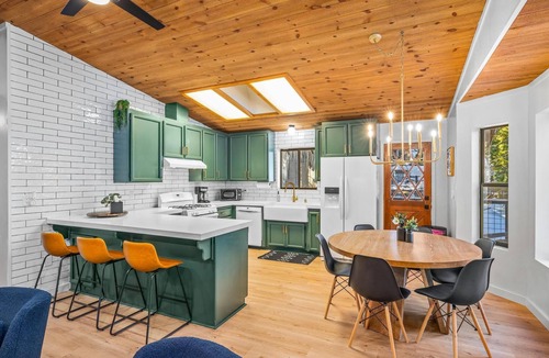 Cold Springs Cabin | Modern Retreat- 4 miles to Pinecrest Lake! EV Charger!
