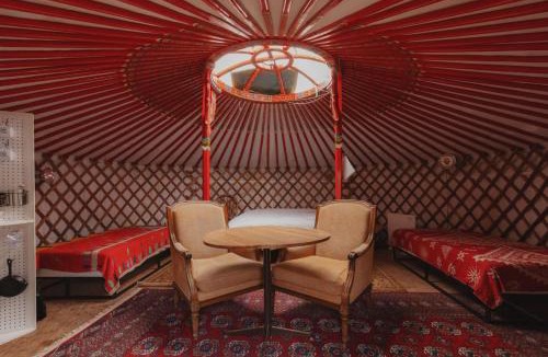 Dunlap House | Mongolian yurt at a nature retreat