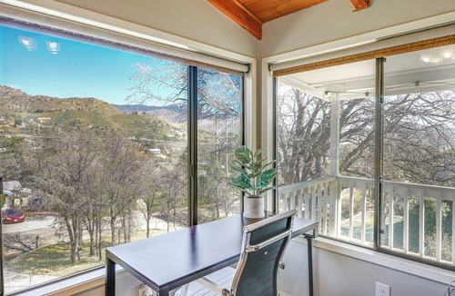 Wofford Heights House | Mtn-View Getaway w/Game Room, 1 Mi to Kern River!