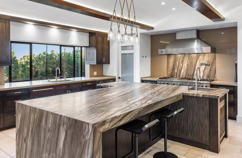 Nichols Canyon House | New Gated Compound w Infinity pool & spa, Steam room, Gym, Theater & City views!