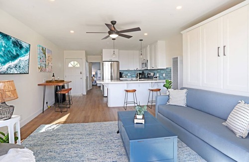 San Clemente Apartment | Oceanview Beach Retreat Walk to Pier AC Pets ok