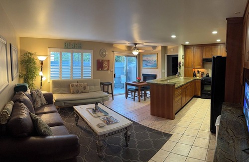 Carpinteria Condo | One Bedroom ground floor condo with Private Patio steps to Carpinteria beach