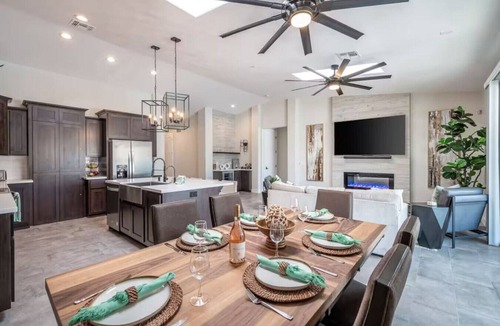 Lake Havasu City House | Pool+Spa, Game Room, Fire Pit, RV Grg | Sleeps 16