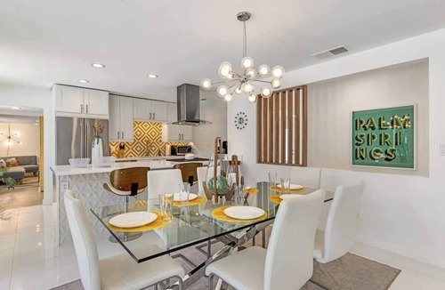 Tahquitz River Estates House | Poolside Palms: Great Pool, Bocce Ball, Firepit