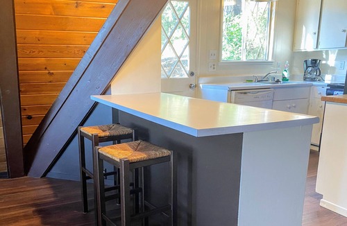 Mi-Wuk Village Cabin | Private cabin in a small mountain town surrounded by pine trees. Snow getaway