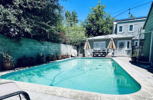 Tower District House | Private entrance with pool Mother-in-law Suite