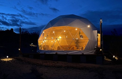 Palmdale Cabin | Private Hilltop Glamping Dome with Pool Joshua Tree vibes just an hour from LA!