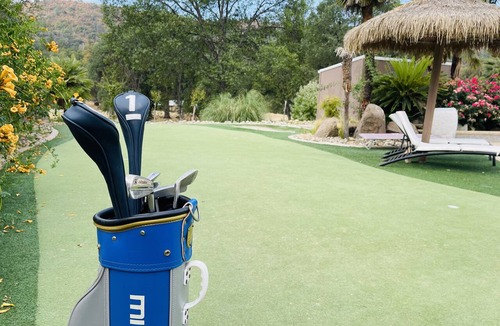 Oakhurst House | Private mountain retreat with pool and mini-golf