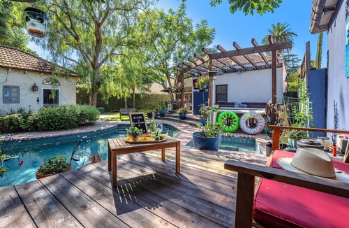 Mid City House | Private Pool + Hot Tub, Gated Guesthouse, Mid-City LA Near LAX